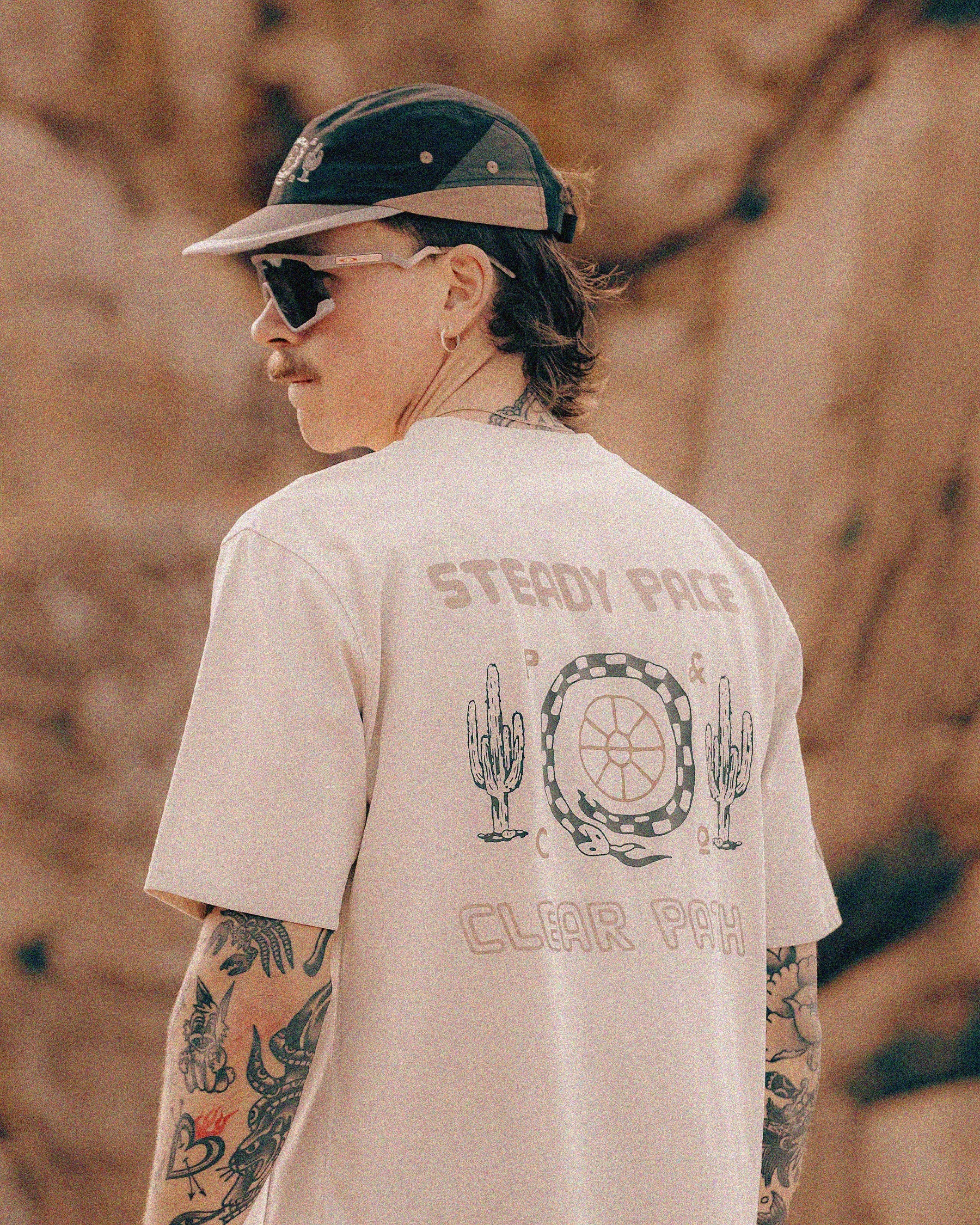 Steady Pace Trail Cap - Black & Tan