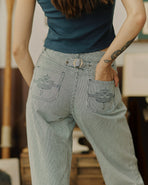 Nomad Pant - White Hickory Stripe