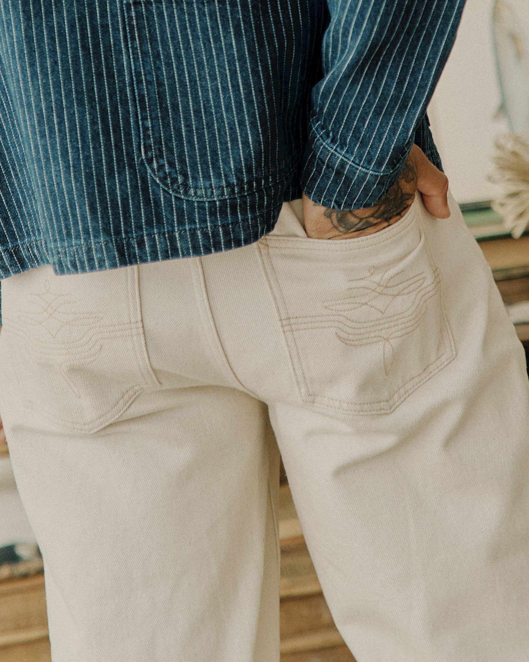 Joshua Denim Jean - Washed Ecru
