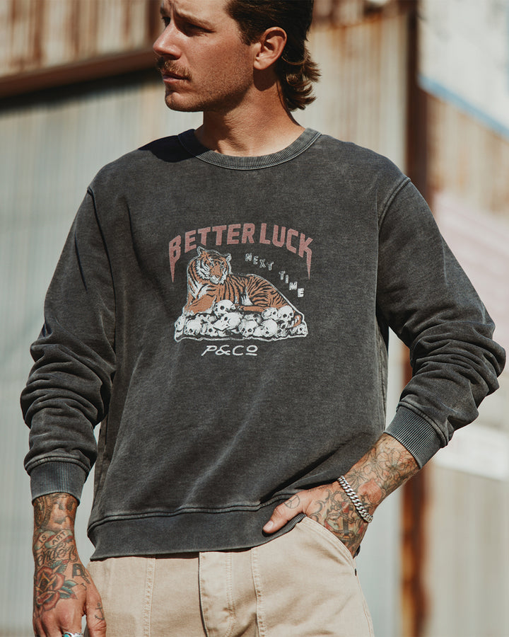 Better Luck Sweatshirt - Acid Wash