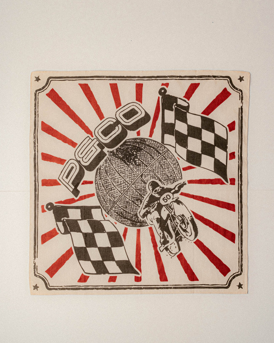 Globe Of Death Bandana - Ecru