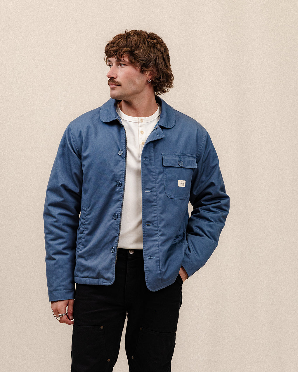 A-2 Deck Jacket - Harbour Blue