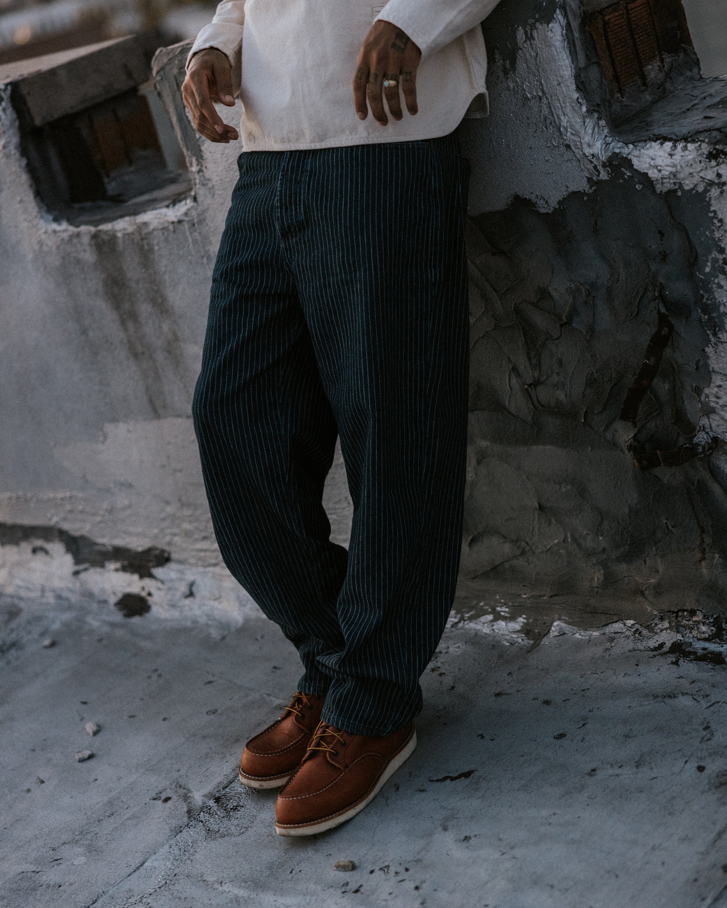 Barstow Denim Jean - Hickory Stripe