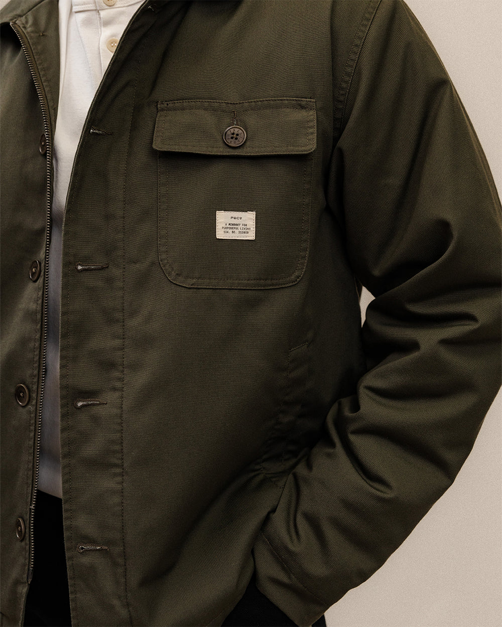 A-2 Deck Jacket - Dark Olive