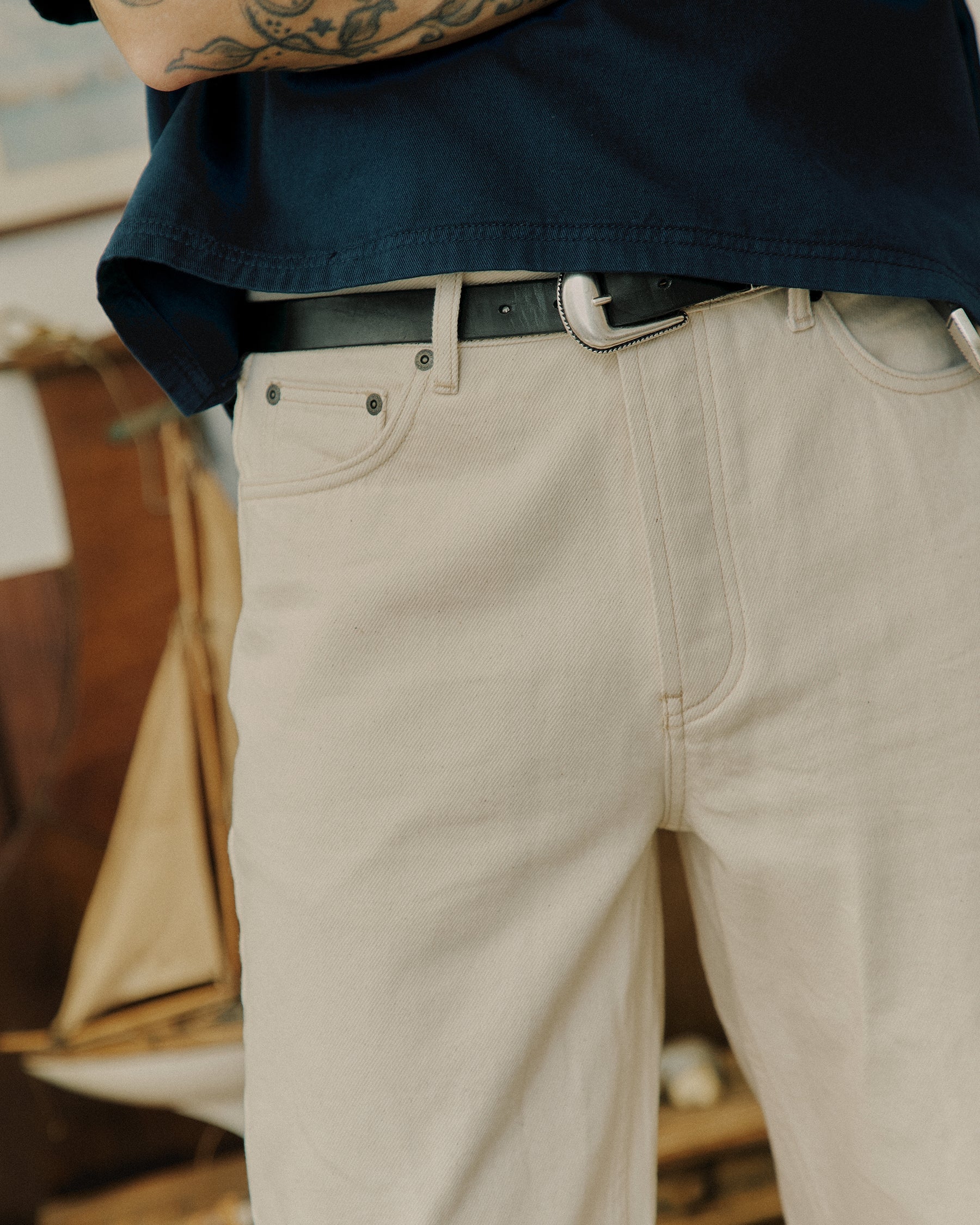 Joshua Denim Jean - Washed Ecru