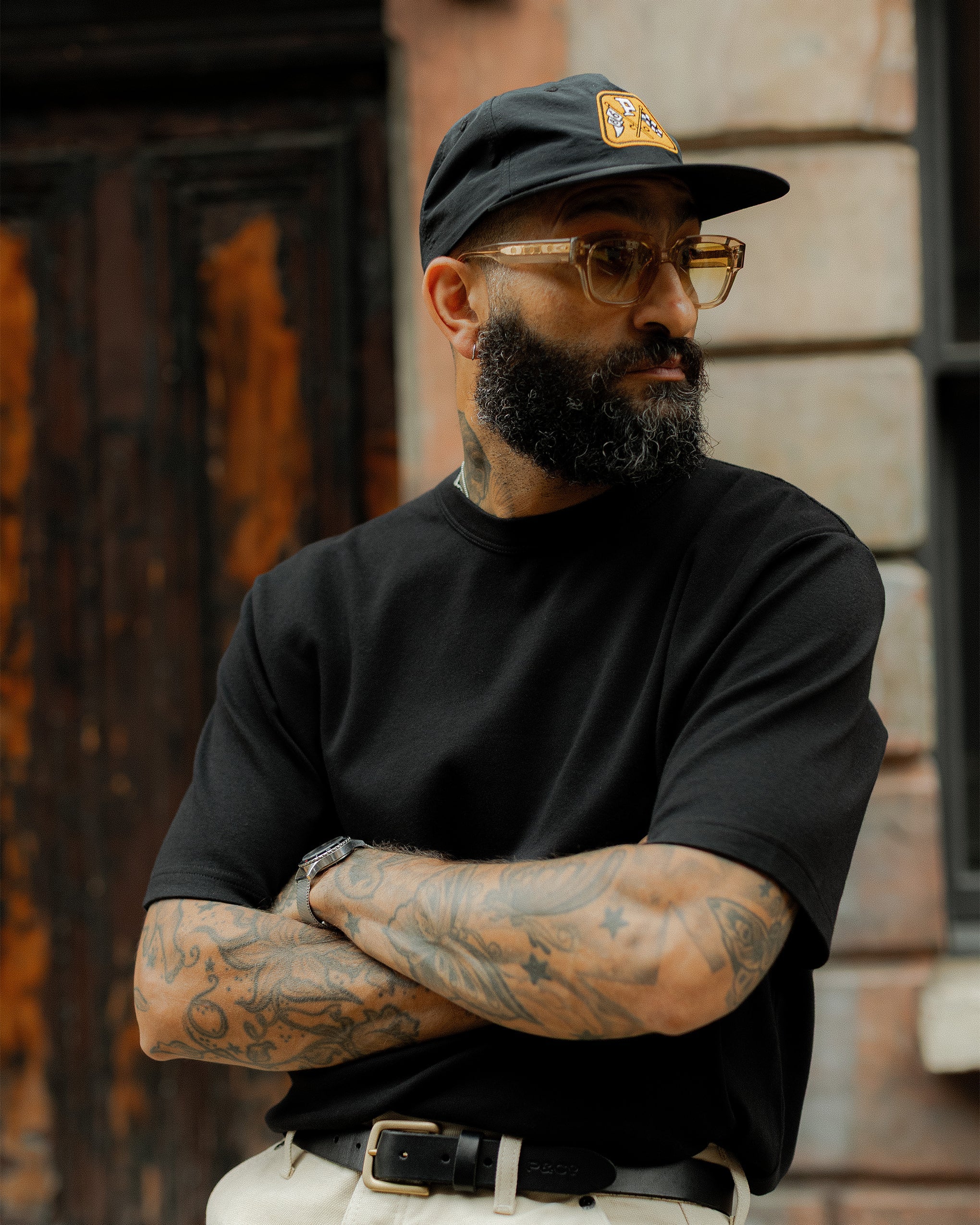 Racer 5 Panel Cap - Washed Black