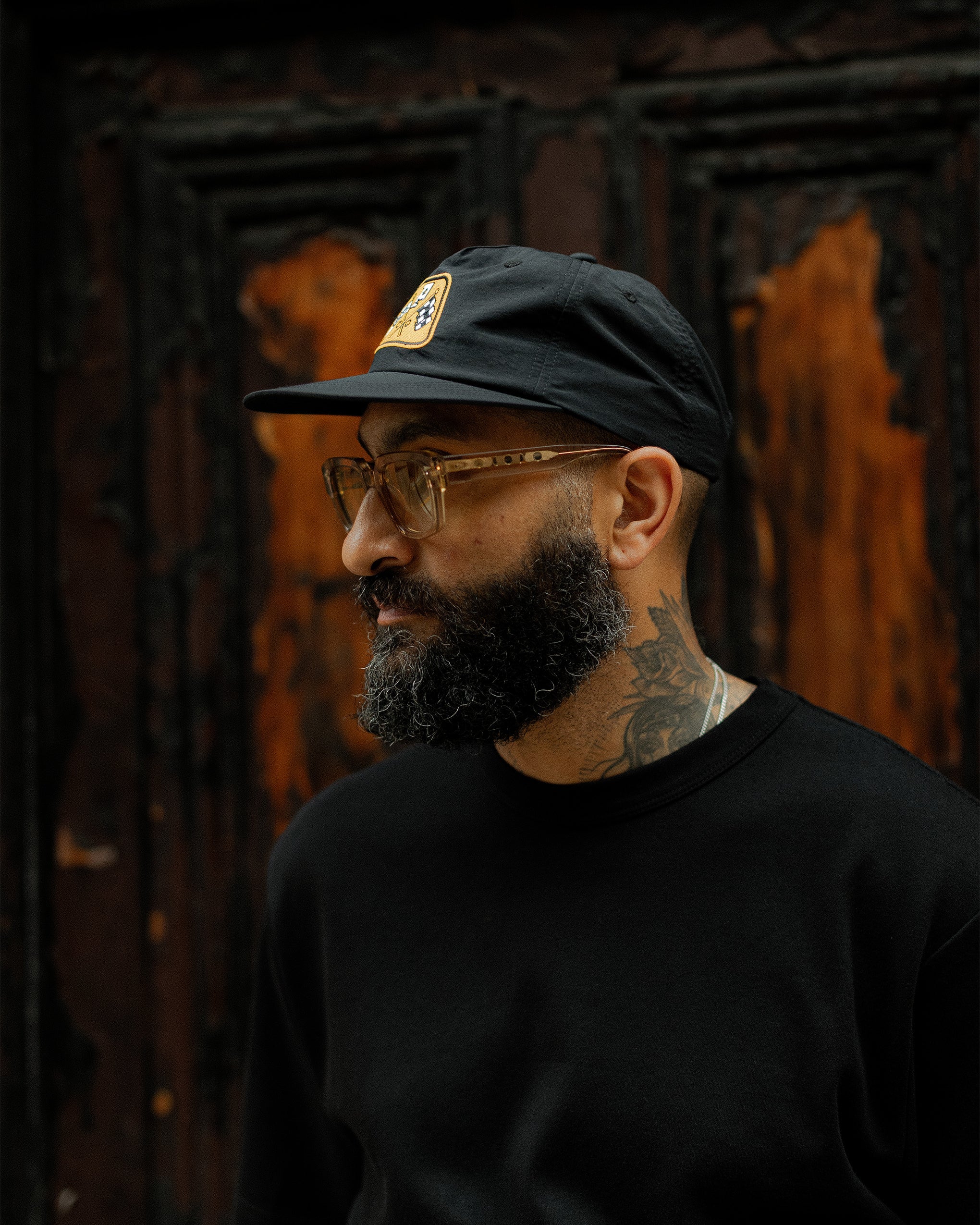 Racer 5 Panel Cap - Washed Black