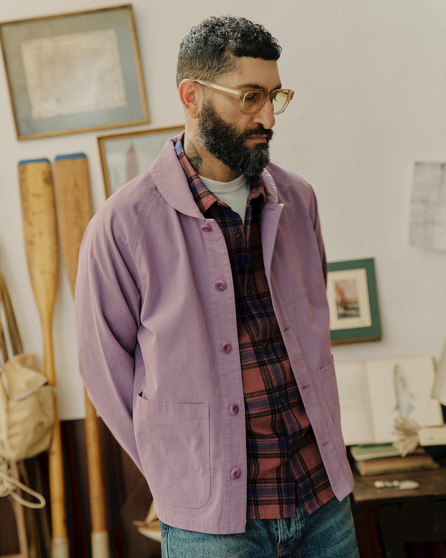 Vyse Chore Jacket - Purple