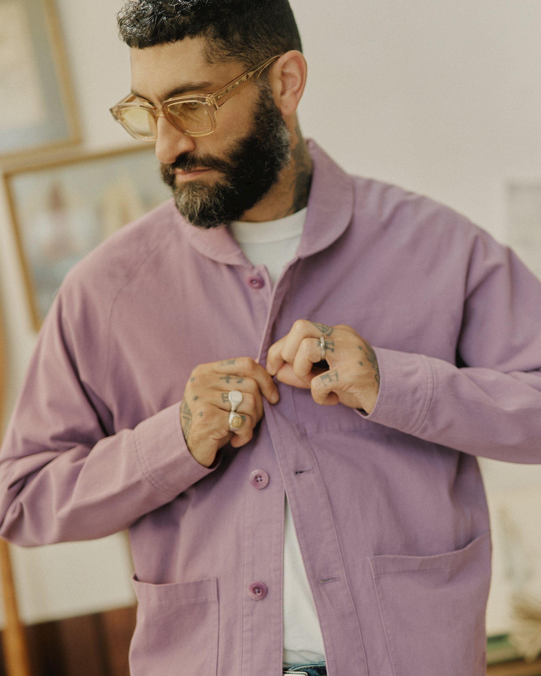 Vyse Chore Jacket - Purple
