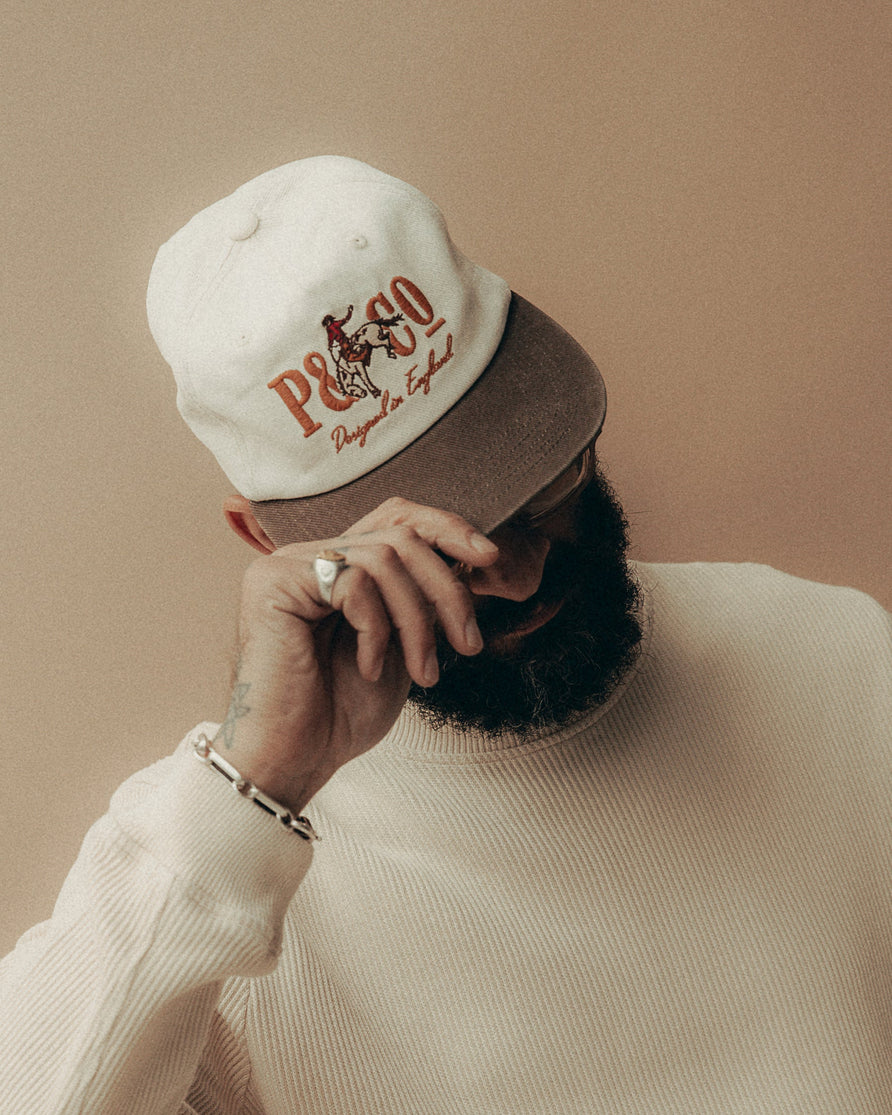 Hold Fast Cotton 5 Panel Cap - Ecru