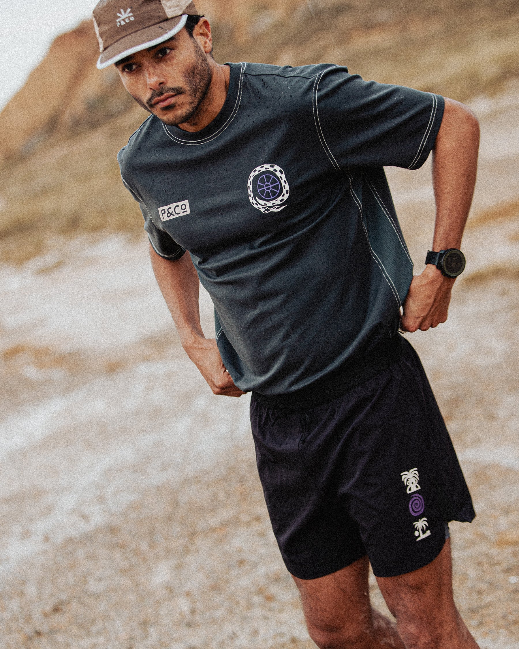 Mindset Trail T-Shirt - Charcoal