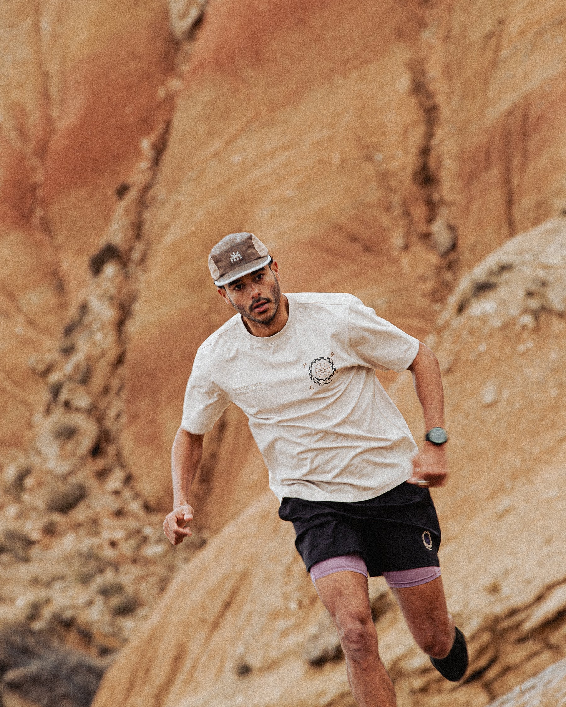 Steady Pace Trail T-Shirt - Bone