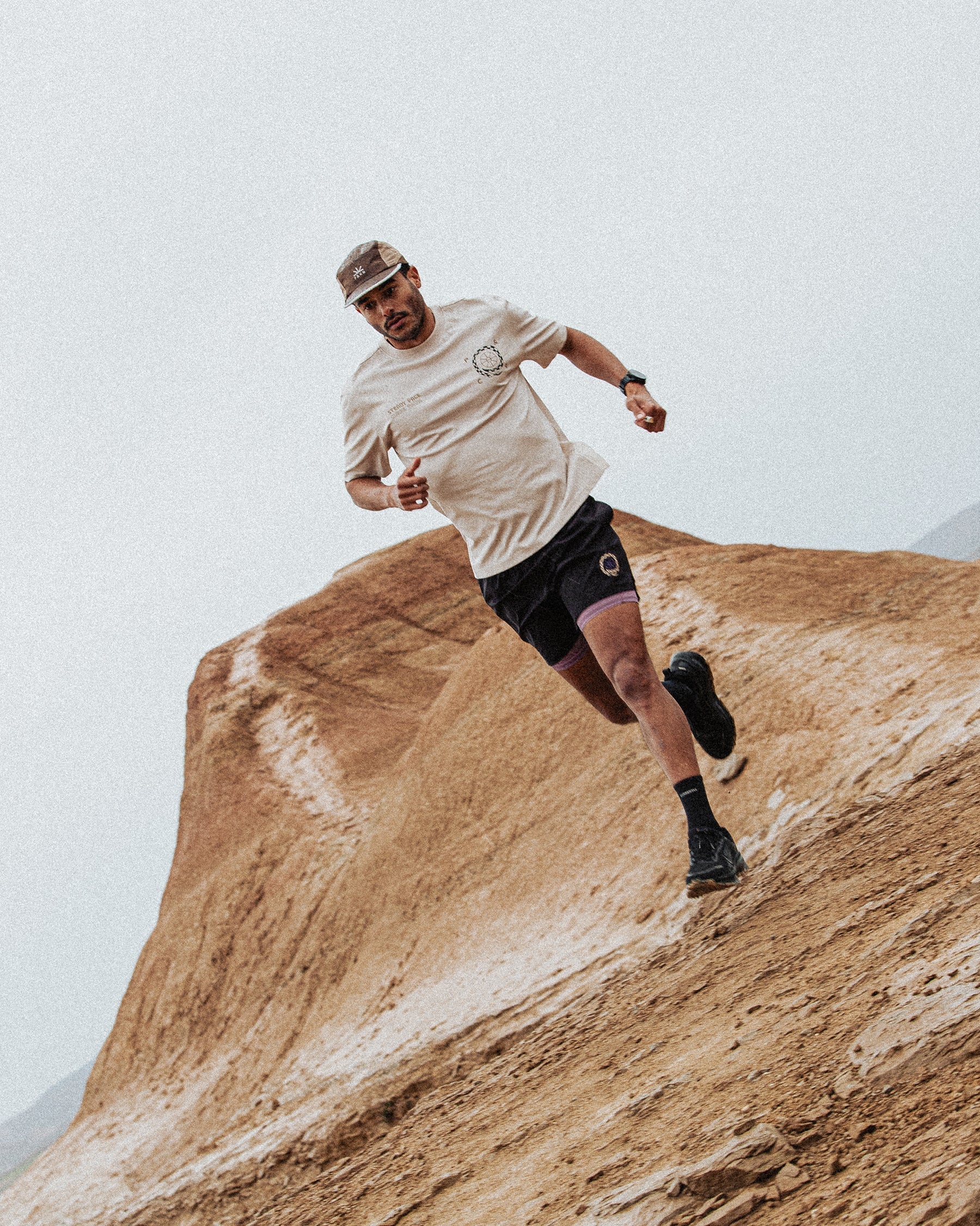 Steady Pace Trail T-Shirt - Bone