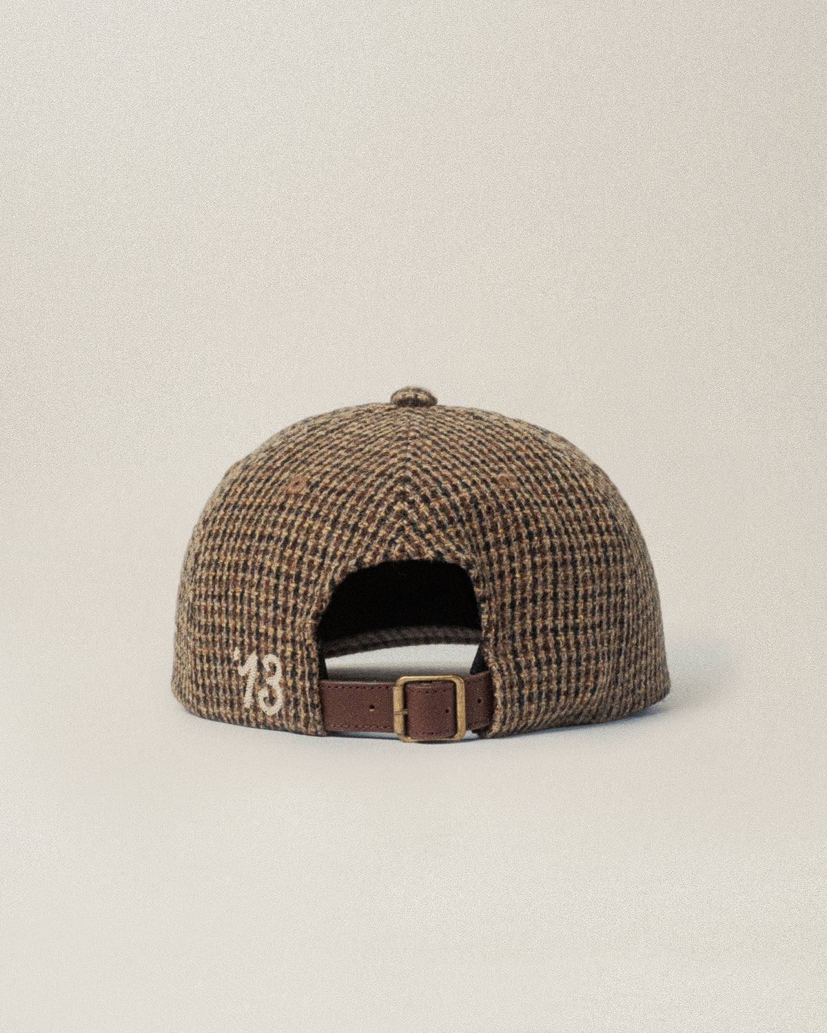 P&Co Classic Cotton Wool 5 Panel Cap - Puppytooth