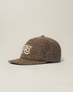 P&Co Classic Cotton Wool 5 Panel Cap - Puppytooth