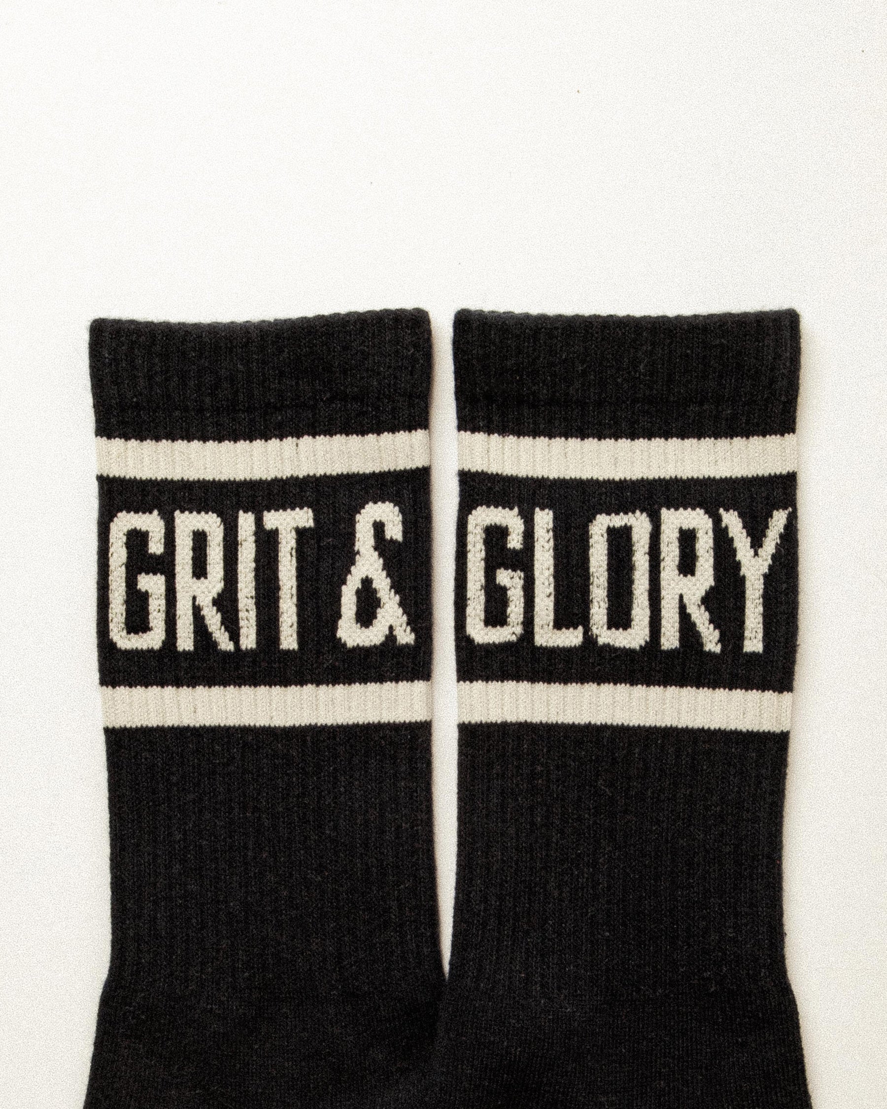Bronco Socks 2 Pack - Black & Off White