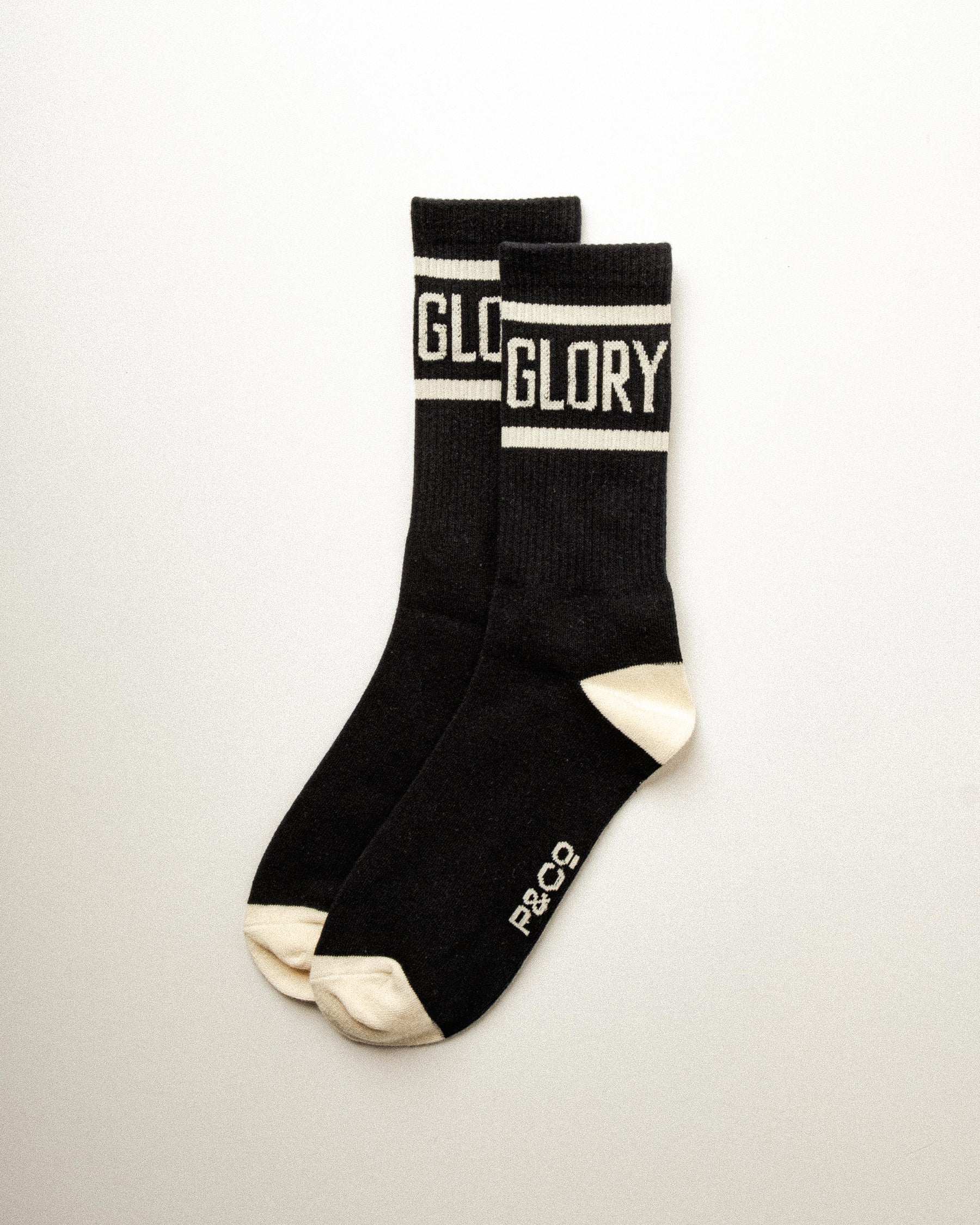 Bronco Socks 2 Pack - Black & Off White