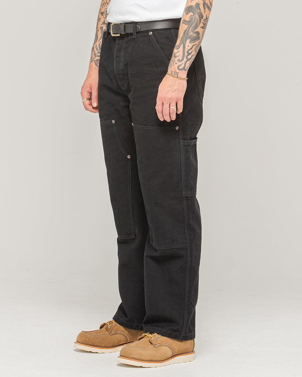 Albion Straight Fit Carpenter Pant - Black