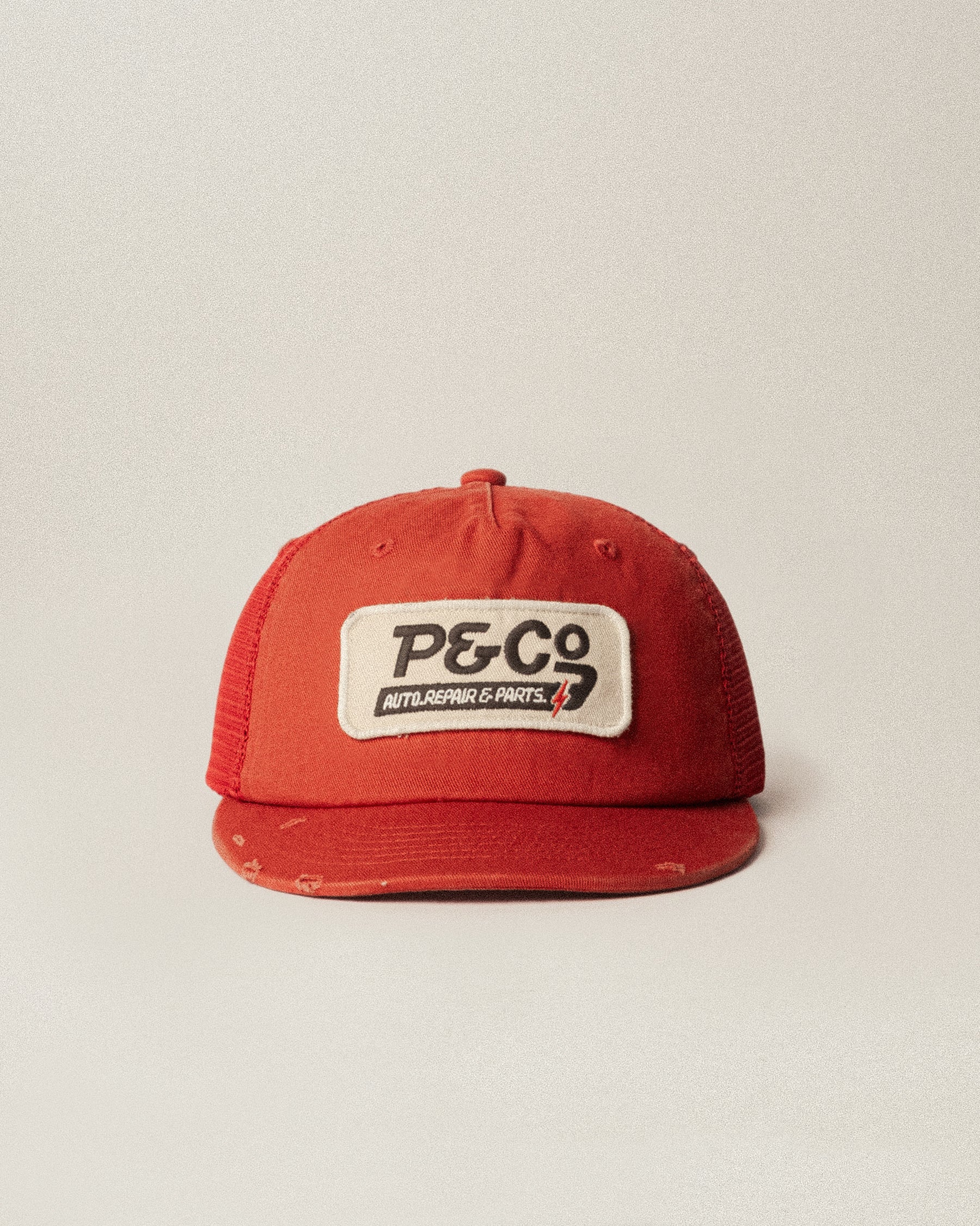 P&Co Garage Trucker Cap - Washed Red