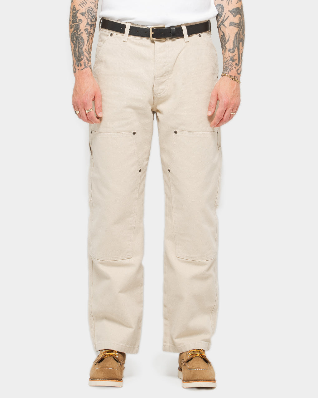 Albion Straight Fit Carpenter Pant - Bone
