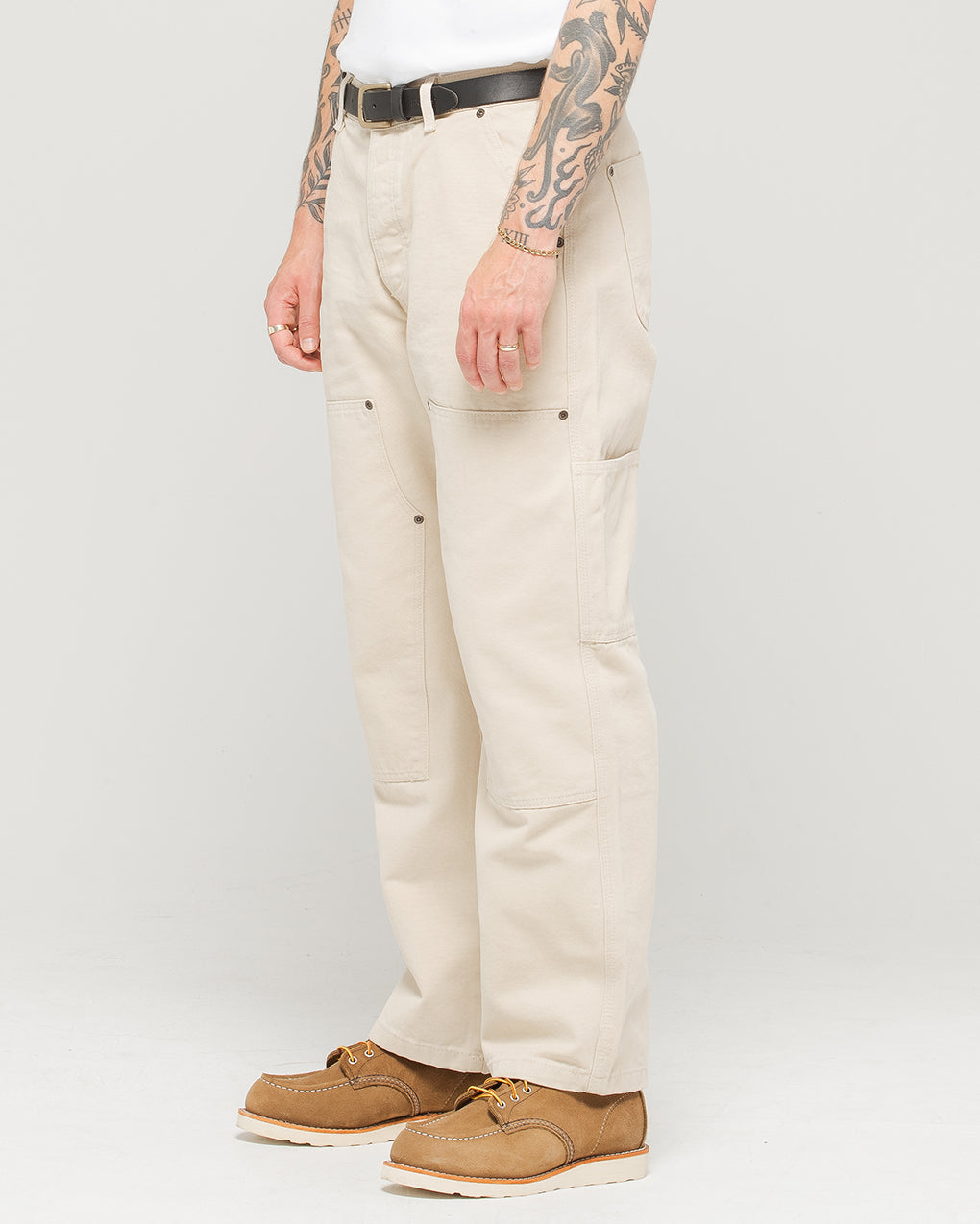 Albion Straight Fit Carpenter Pant - Bone
