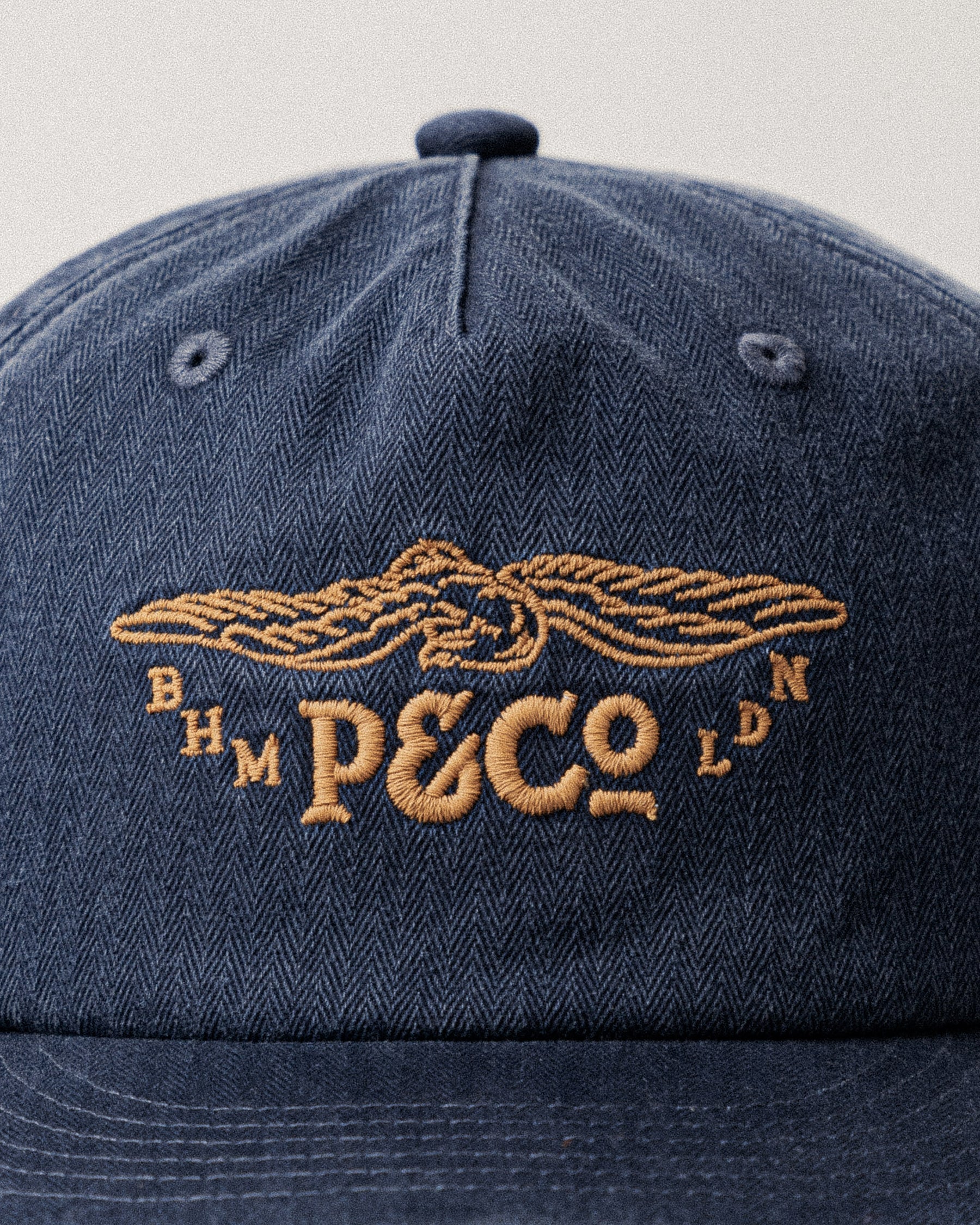 Founders Short Peak 5 Panel Cap - Navy