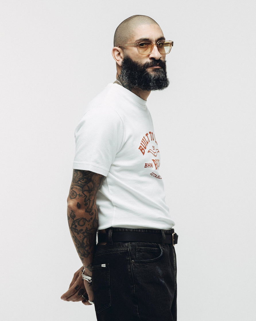 Built To Last 50's T-Shirt - Off White