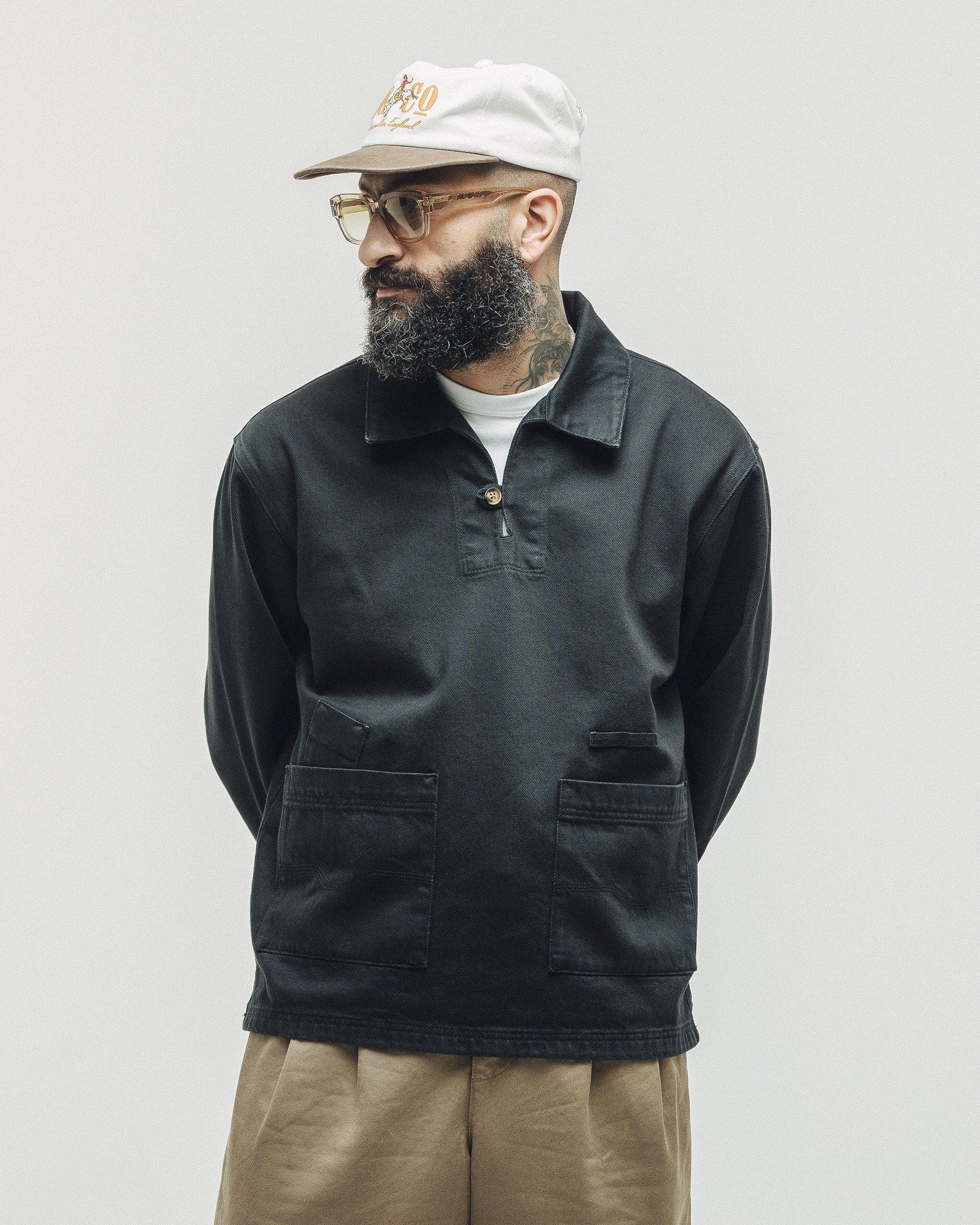 Founders Artist Smock - Washed Black