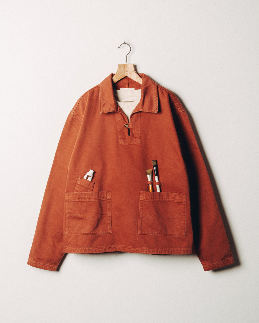 Founders Artist Smock - Brick Red