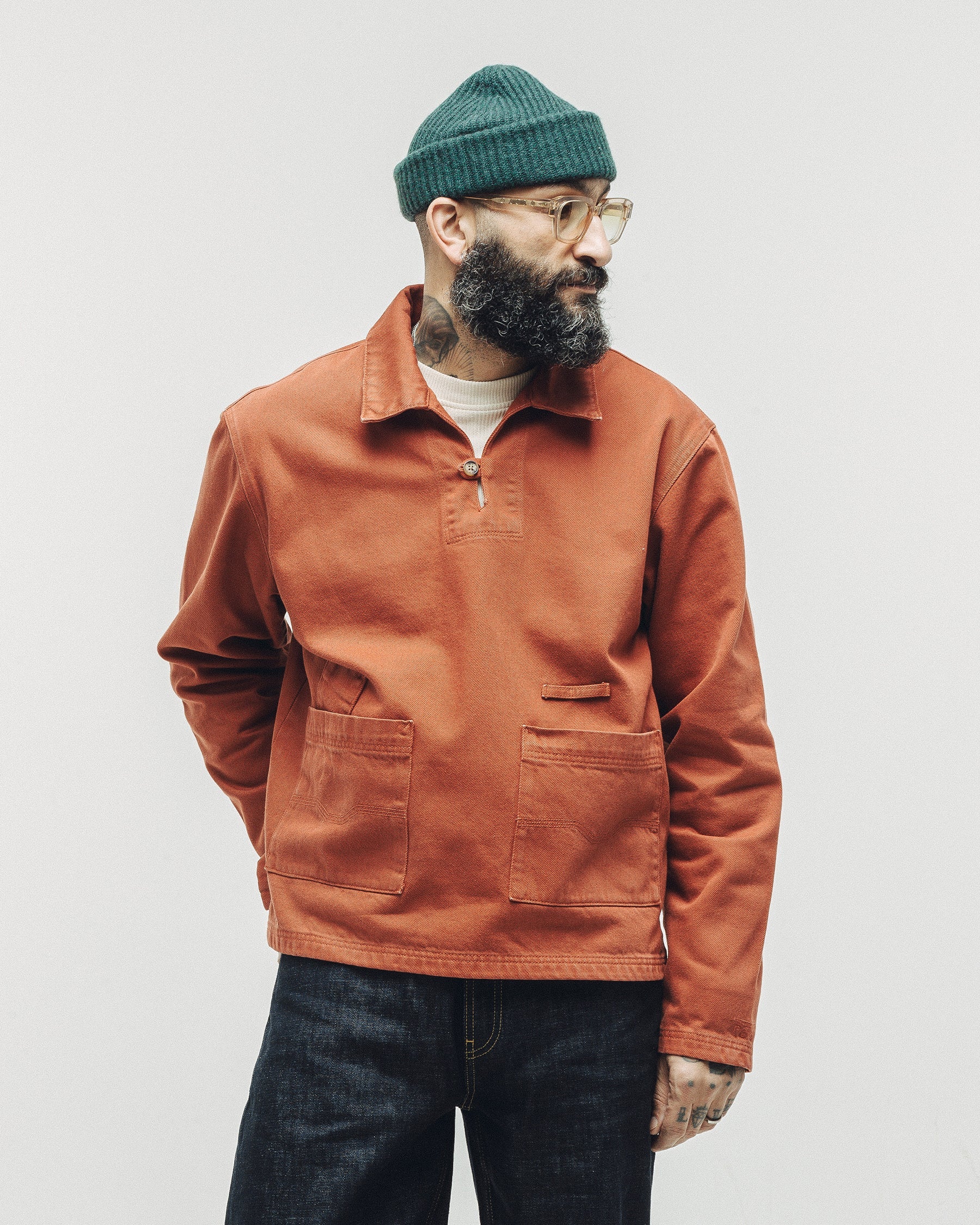 Founders Artist Smock - Brick Red