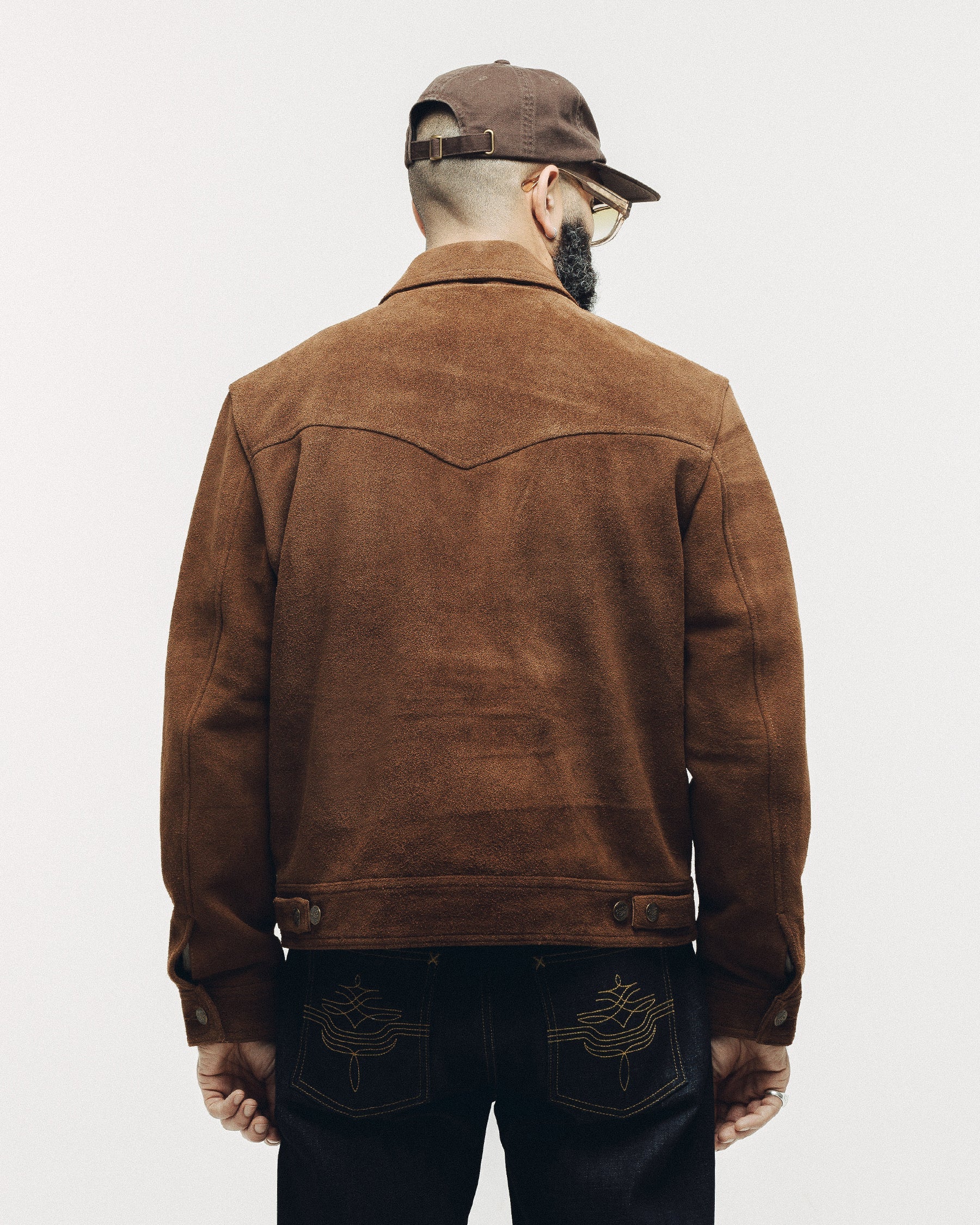 Sierra Suede Jacket - Dark Tan