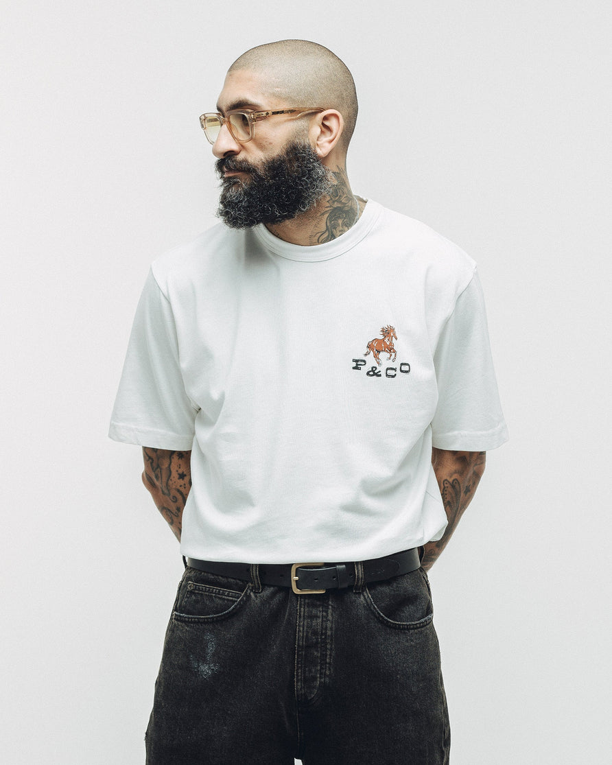 Wild Horse T-Shirt - Off White