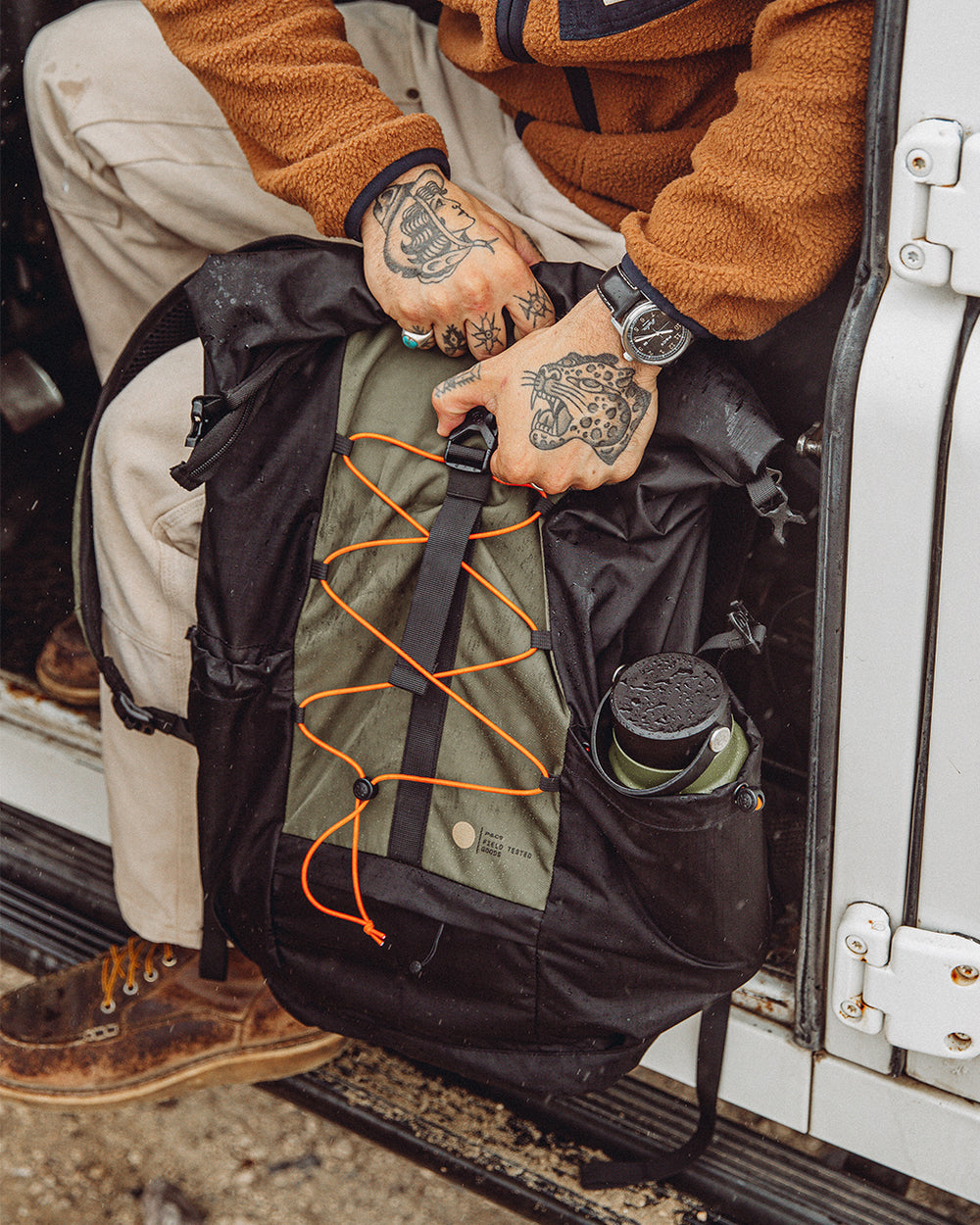 FTG Porte Backpack - Black / Olive