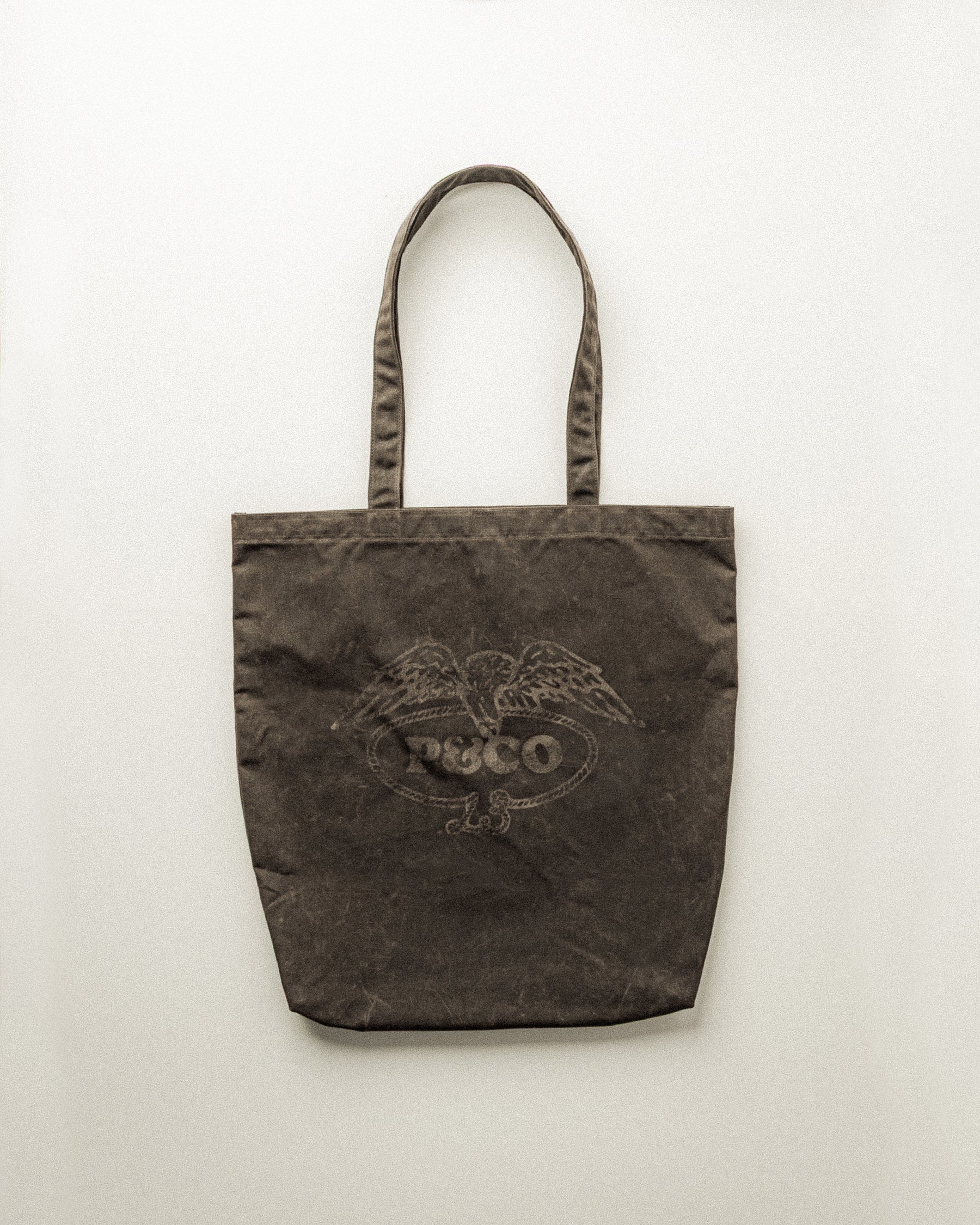 Eagle Lasso Waxed Tote Bag - Olive