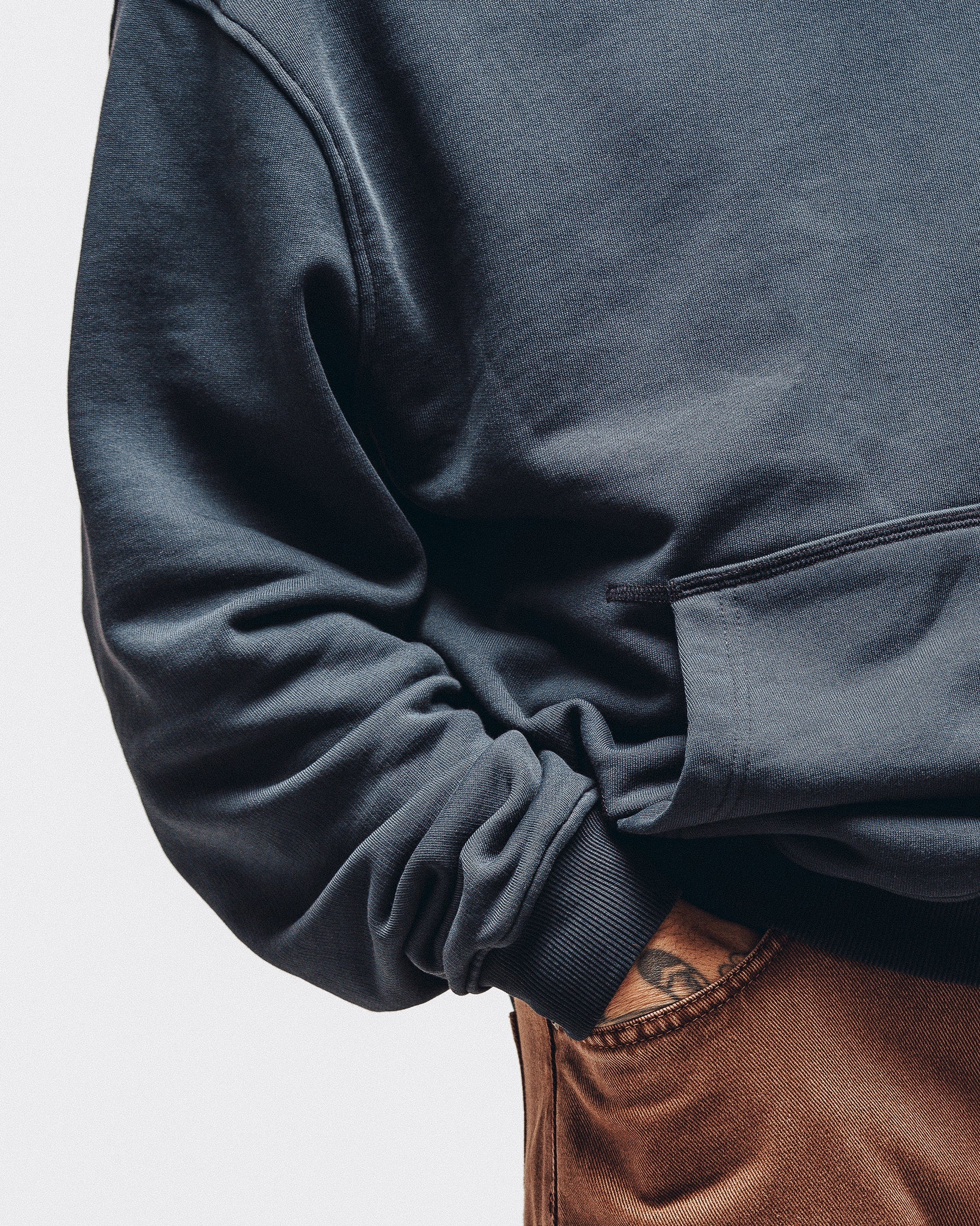 Bucking Bronco Hoodie - Washed Black