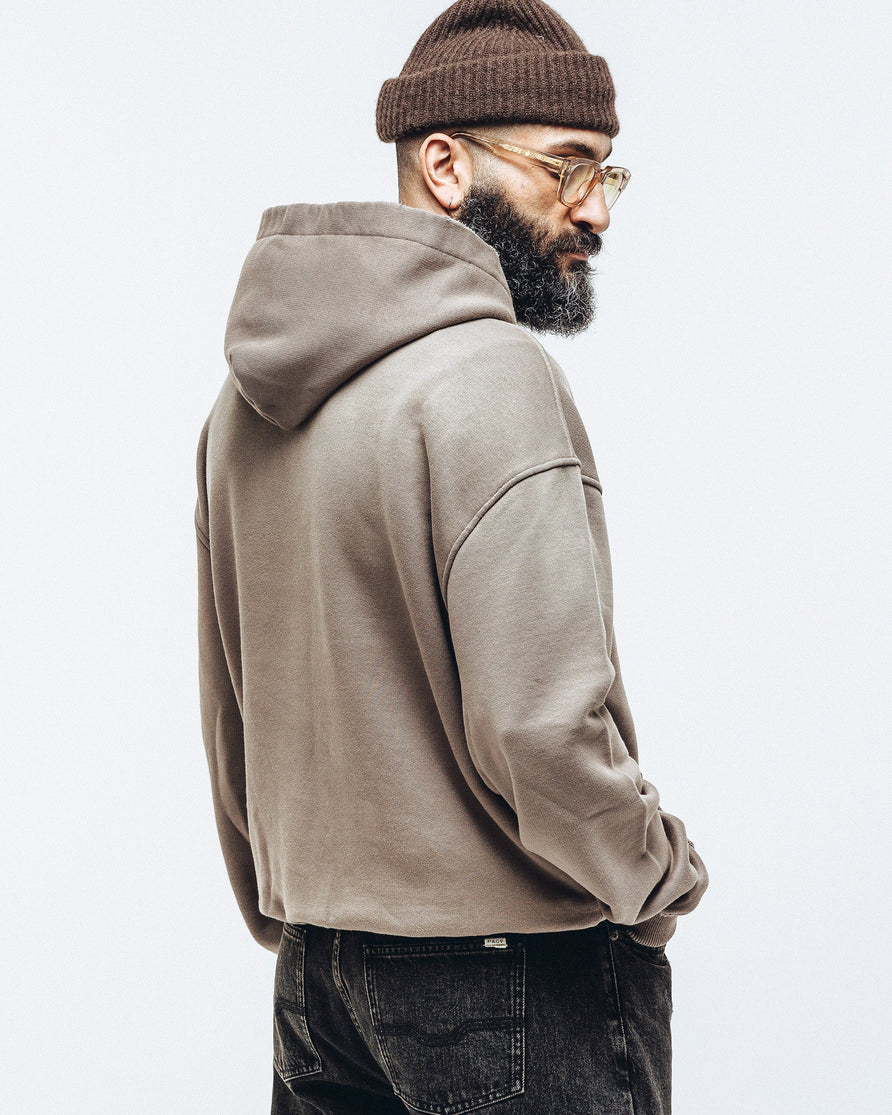 Heavyweight Essential Hoodie - Taupe