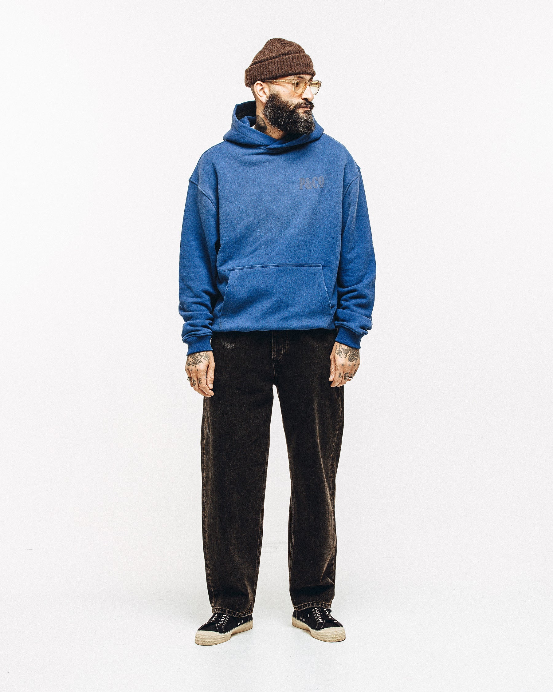 Heavyweight Essential Hoodie - Navy