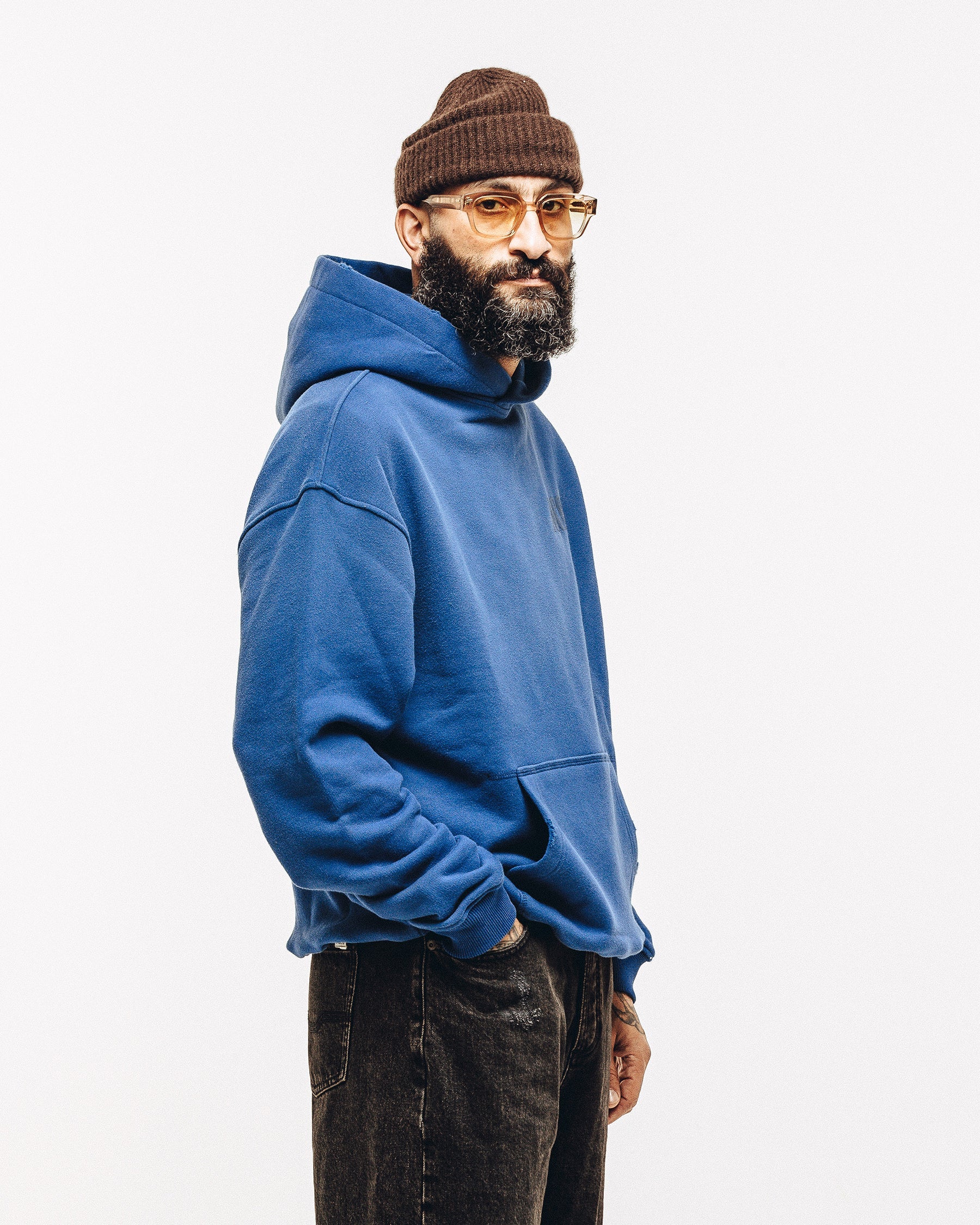 Heavyweight Essential Hoodie - Navy