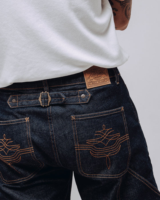 Raw Denim Carpenter Pants - Indigo