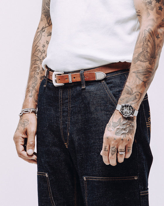 Raw Denim Carpenter Pants - Indigo