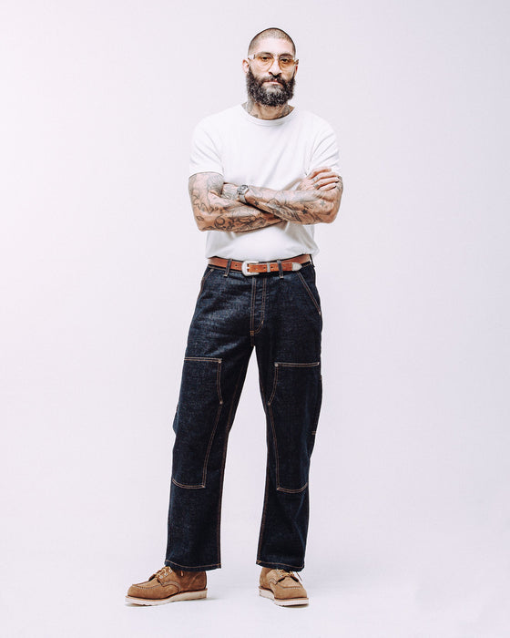 Raw Denim Carpenter Pants - Indigo