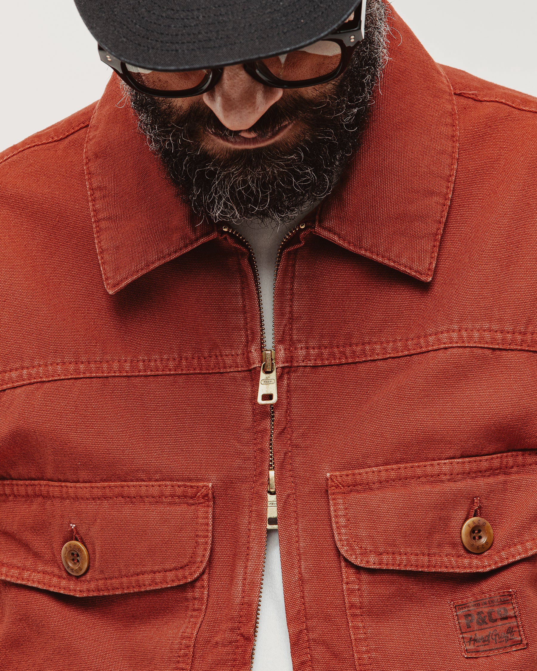 Garage Canvas Jacket - Vintage Red