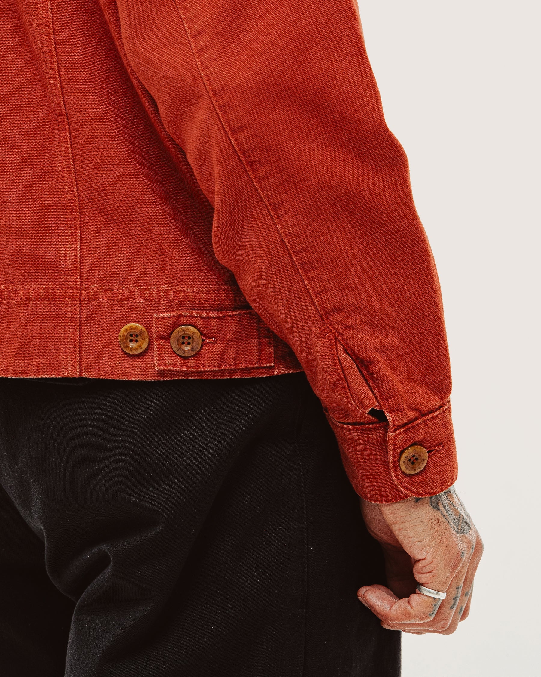 Garage Canvas Jacket - Vintage Red