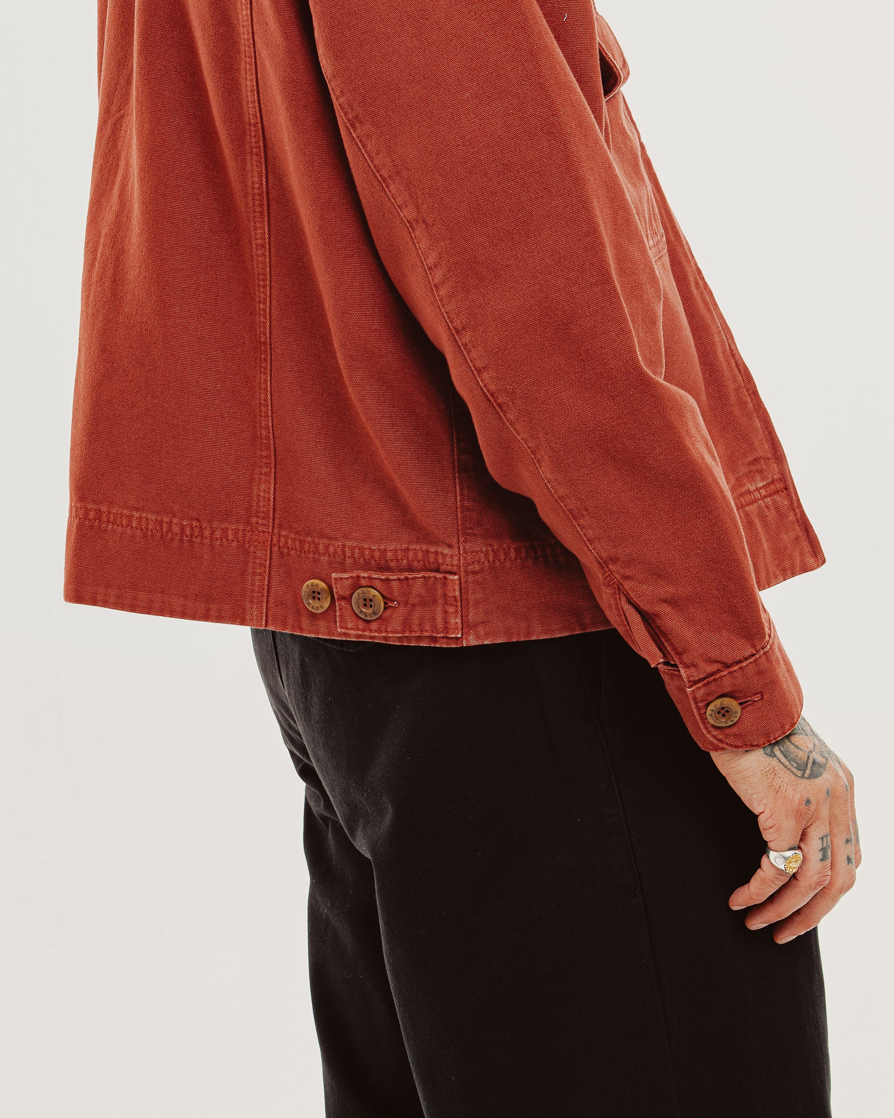 Garage Canvas Jacket - Vintage Red
