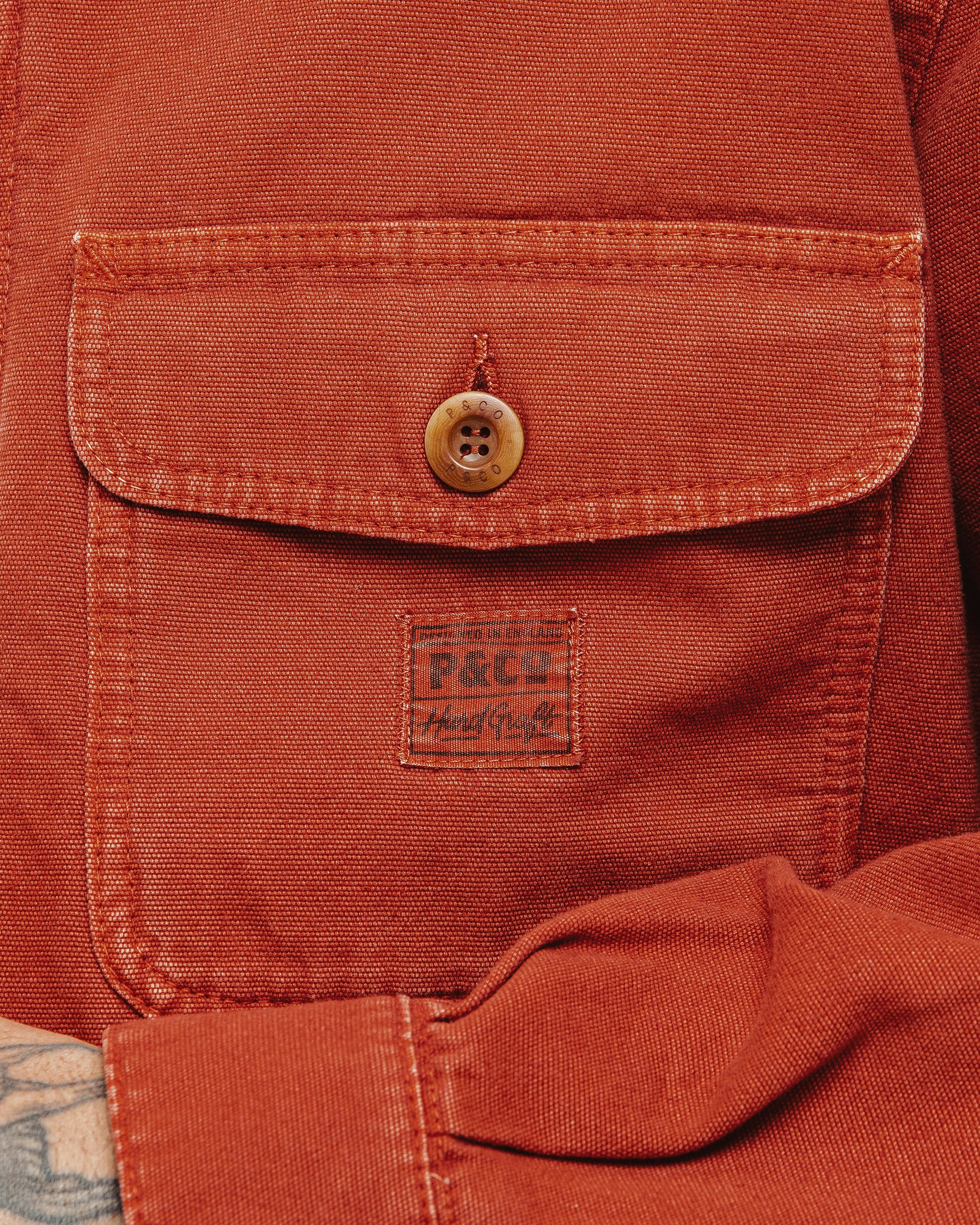 Garage Canvas Jacket - Vintage Red