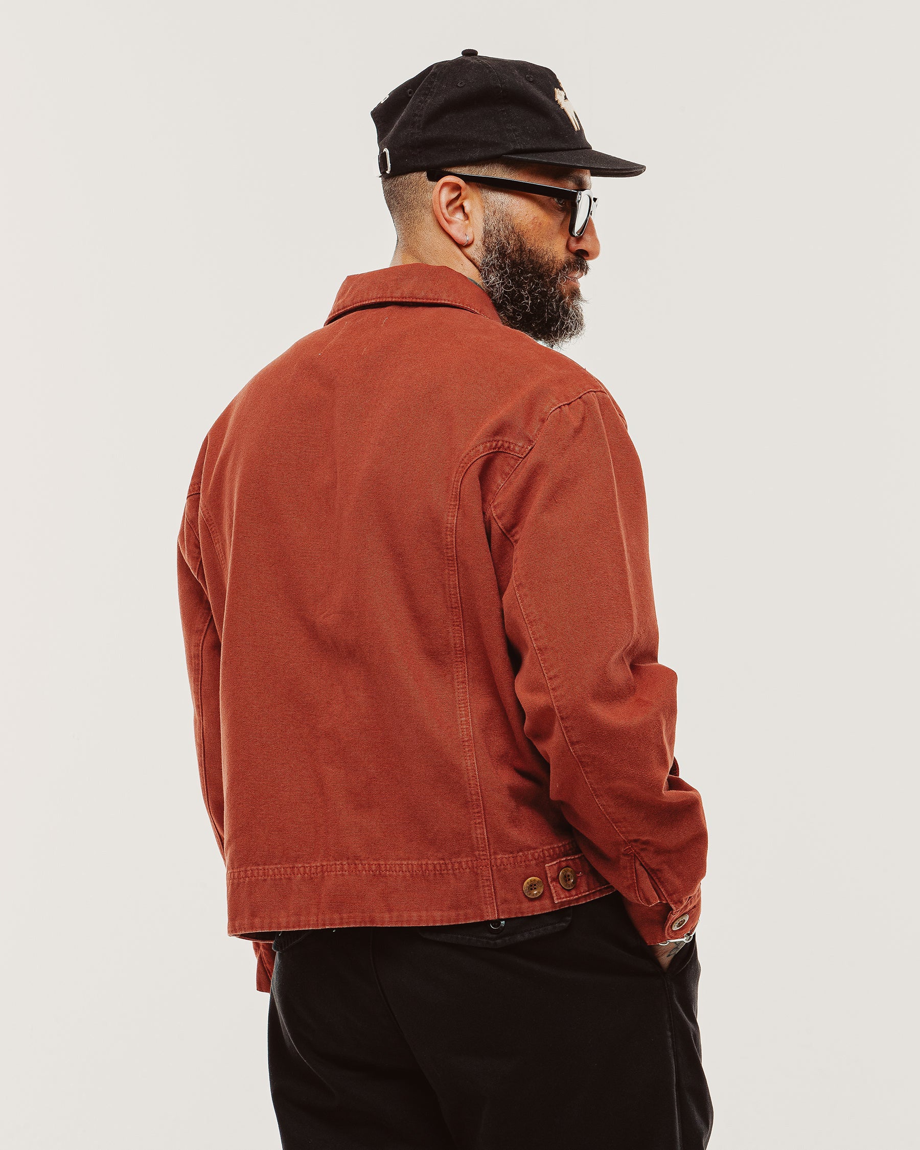 Garage Canvas Jacket - Vintage Red