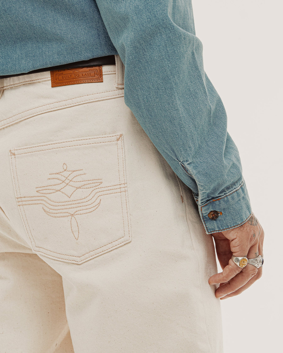 Joshua Denim Jean - Washed Ecru