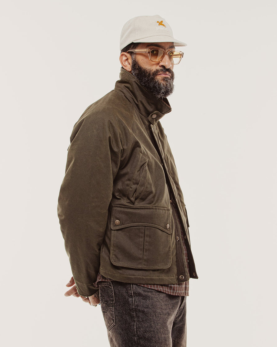 Roamer Waxed Jacket - Olive