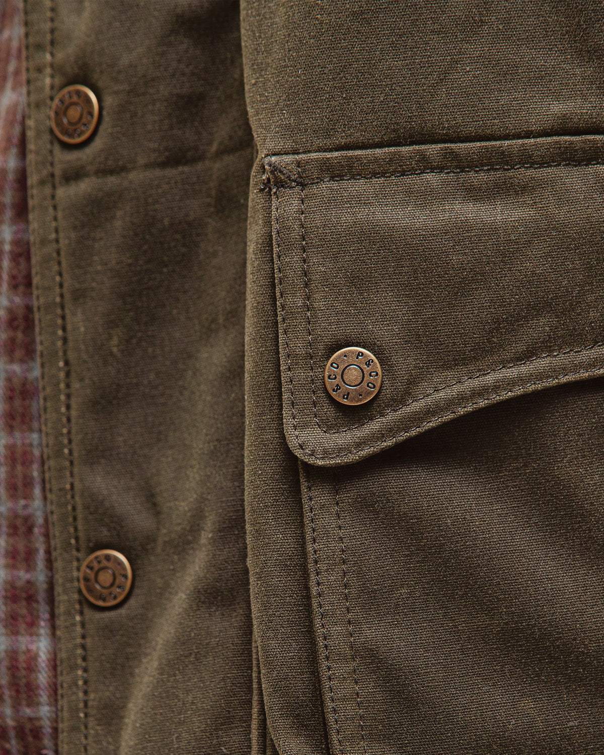 Roamer Waxed Jacket - Olive