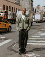 Nelson Brushed Cardigan - Sage